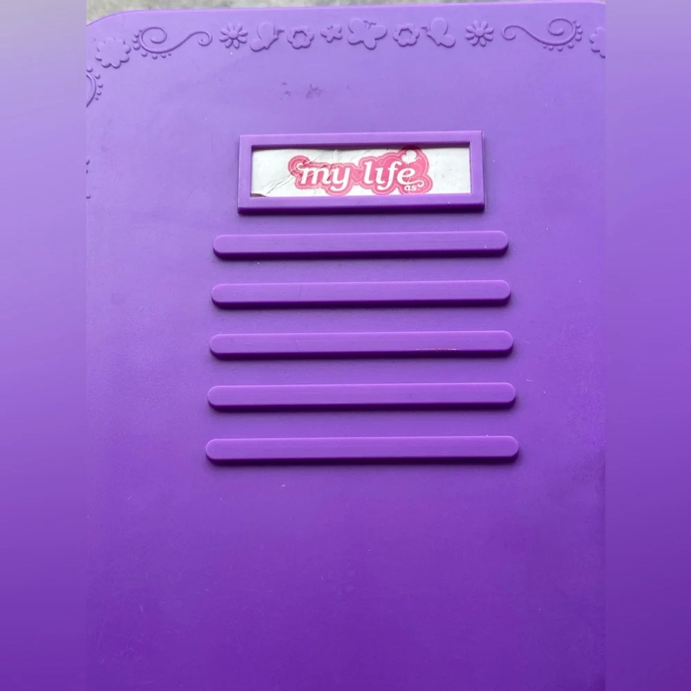 My Life American Girl Doll 14" Purple Locker 2014 - Picture 2 of 11